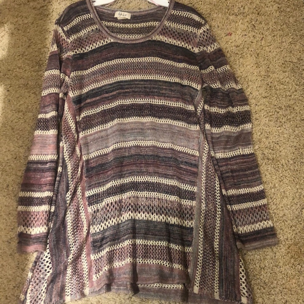 Multi colored sweater